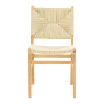 Καρέκλα Arten pakoworld σχοινί-rubberwood σε φυσική απόχρωση 60x55x85εκ - Image 4