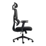 Καρέκλα γραφείου διευθυντή Cadrey pakoworld mesh μαύρο 67x64x120-128εκ - Image 4