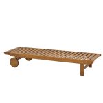 Ξαπλώστρα Weylar pakoworld ξύλο ακακίας φυσικό 60x193x30εκ - Image 2