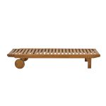 Ξαπλώστρα Weylar pakoworld ξύλο ακακίας φυσικό 60x193x30εκ - Image 5