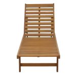 Ξαπλώστρα Weylar pakoworld ξύλο ακακίας φυσικό 60x193x30εκ - Image 6