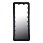 Καθρέπτης Werdy Inart ξύλο σε μαύρη απόχρωση 65x2.4x170εκ