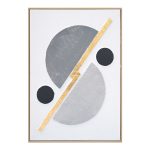 Πίνακας σε καμβά Geometric 3D Inart 52x4.5x72εκ