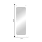 Καθρέπτης Piza Inart χρυσό μέταλλο 45x2x140εκ - Image 2