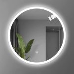 Καθρέπτης Led Lucox Inart pp-αλουμίνιο Φ60x3εκ - Image 2