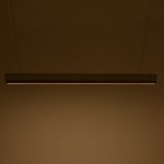 Φωτιστικό οροφής Rafmole pakoworld Led λευκό μέταλλο-ξύλο 120x7.5εκ - Image 2