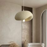 Φωτιστικό οροφής Ferecon pakoworld E27 ps μπεζ Φ45x25εκ - Image 2