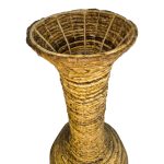 Διακοσμητικό βάζο Strail Inart banana rope σε φυσική απόχρωση Φ40x100εκ - Image 2