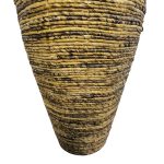 Διακοσμητικό βάζο Lerpon Inart banana rope σε φυσική απόχρωση Φ40x100εκ - Image 3