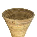 Βάζο Virnia Inart pe rattan σε φυσική απόχρωση Φ40x100εκ - Image 2