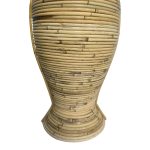 Βάζο Virnia Inart pe rattan σε φυσική απόχρωση Φ40x100εκ - Image 3