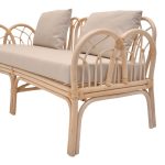 Σαλόνι Ytrone-Siderty pakoworld σετ 2τεμ rattan σε φυσική απόχρωση - Image 6