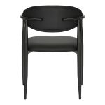 Πολυθρόνα Kalone pakoworld pu σε μαύρη απόχρωση 56x55x78εκ - Image 6
