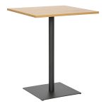 Τραπέζι Nerobian pakoworld mdf σε sonoma απόχρωση 60x60x75εκ