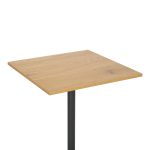 Τραπέζι Nerobian pakoworld mdf σε sonoma απόχρωση 60x60x75εκ - Image 5