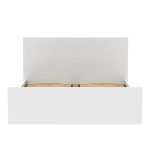 Κρεβάτι διπλό Toscana pakoworld σε λευκή απόχρωση 160x200εκ - Image 3