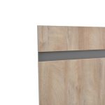 Κρεβάτι διπλό Elencia pakoworld σε oak με γκρι απόχρωση 160x200εκ - Image 3