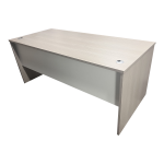 Γραφείο εργασίας Armadi pakoworld σε sonoma-λευκή απόχρωση 180x80x75εκ - Image 5