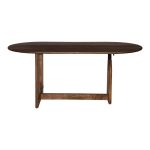 Τραπέζι Jenkou pakoworld mango ξύλο σε φυσική απόχρωση 180x90x76εκ - Image 3