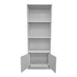 Βιβλιοθήκη Tekaro pakoworld σε λευκή απόχρωση 60x29x166εκ - Image 3
