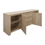 Μπουφές Kalya pakoworld σε sonoma απόχρωση 220x49x89.5εκ - Image 2