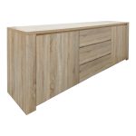 Μπουφές Kalya pakoworld σε sonoma απόχρωση 220x49x89.5εκ
