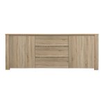 Μπουφές Kalya pakoworld σε sonoma απόχρωση 220x49x89.5εκ - Image 4