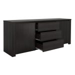 Μπουφές Kalya pakoworld σε wenge απόχρωση 220x49x89.5εκ - Image 4