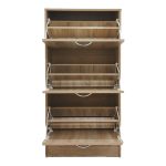 Παπουτσοθήκη Savaz pakoworld σε sonoma απόχρωση 60x24x114εκ - Image 3