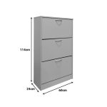 Παπουτσοθήκη Savaz pakoworld σε sonoma απόχρωση 60x24x114εκ - Image 5