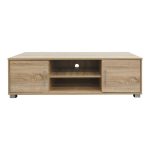 Έπιπλο τηλεόρασης Serank pakoworld σε sonoma απόχρωση 120x40x40εκ - Image 4