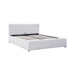 Κρεβάτι Dellia pakoworld με αποθηκευτικό χώρο pu λευκό 120x200εκ - Image 4