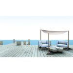 Σκίαστρο Μπεζ/Γκρι/Καφέ 3.6x3.6x3.6m Σε 3 Χρώματα LIFETIME GARDEN - Image 2