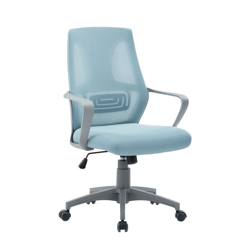 bf2960-polythrona-gkri-ble-mesh-enlarge BF2960 Πολυθρόνα Γραφείου Mesh Γκρι - Μπλε - Image 1