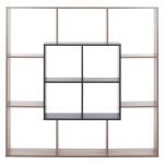 ΒΙΒΛΙΟΘΗΚΗ BRODY HM8771.02 136X22X136 ΓΚΡΙ - Image 3