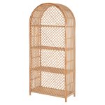 ΒΙΒΛΙΟΘΗΚΗ SIMOK HM9552 ΑΠΟ ΦΥΣΙΚΟ RATTAN ΣΕ ΦΥΣΙΚΟ ΧΡΩΜΑ 80x40x182Υεκ. - Image 5