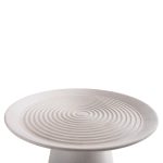 ΒΟΗΘΗΤΙΚΟ ΤΡΑΠΕΖΙ ΣΤΡΟΓΓΥΛΟ ROSS HM9708 ΜΑΣΙΦ ΞΥΛΟ MANGO ΣΕ ΛΕΥΚΟ Φ45x48Υεκ. - Image 6