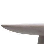 ΒΟΗΘΗΤΙΚΟ ΤΡΑΠΕΖΙ ΣΤΡΟΓΓΥΛΟ ROSS HM9708 ΜΑΣΙΦ ΞΥΛΟ MANGO ΣΕ ΛΕΥΚΟ Φ45x48Υεκ. - Image 8