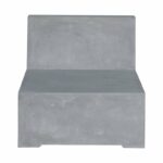 CONCRETE Καρέκλα Σαλονιού Κήπου - Βεράντας, Cement Grey