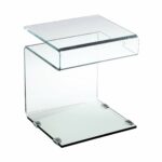 GLASSER Τραπεζάκι Βοηθητικό Διάφανο Γυαλί 12mm - Image 2