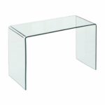 GLASSER Κονσόλα - Γραφείο Διάφανο Γυαλί 12mm - Image 2