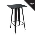 RELIX Τραπέζι Bar-Pro, Μέταλλο Βαφή Μαύρο - Image 2