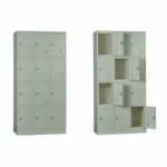LOCKER 12 Θέσεων Μέταλλο Βαφή  Άσπρο - Image 2