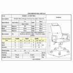 BF2850 Πολυθρόνα Γραφείου Διευθυντή, Mesh Γκρι, PU Μαύρο - Image 3