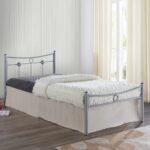 DUGAN Κρεβάτι Μονό, για Στρώμα 90x200cm, Μέταλλο Βαφή Silver - Image 2