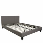 WILTON Κρεβάτι Διπλό για στρώμα 160x200cm, PU Απόχρωση Cappuccino - Image 3