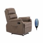 COMFORT Massage Πολυθρόνα Relax, Σαλονιού - Καθιστικού, PU Cappuccino - Image 2