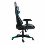 BF9050 Gaming Πολυθρόνα Γραφείου, Ανάκλιση Πλάτης έως 90°, Pu Μαύρο - Μπλε - Image 3