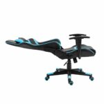 BF9050 Gaming Πολυθρόνα Γραφείου, Ανάκλιση Πλάτης έως 90°, Pu Μαύρο - Μπλε - Image 5