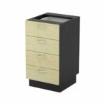 EXECUTIVE Συρταριέρα Επέκτασης Dark Grey - Beech - Image 2